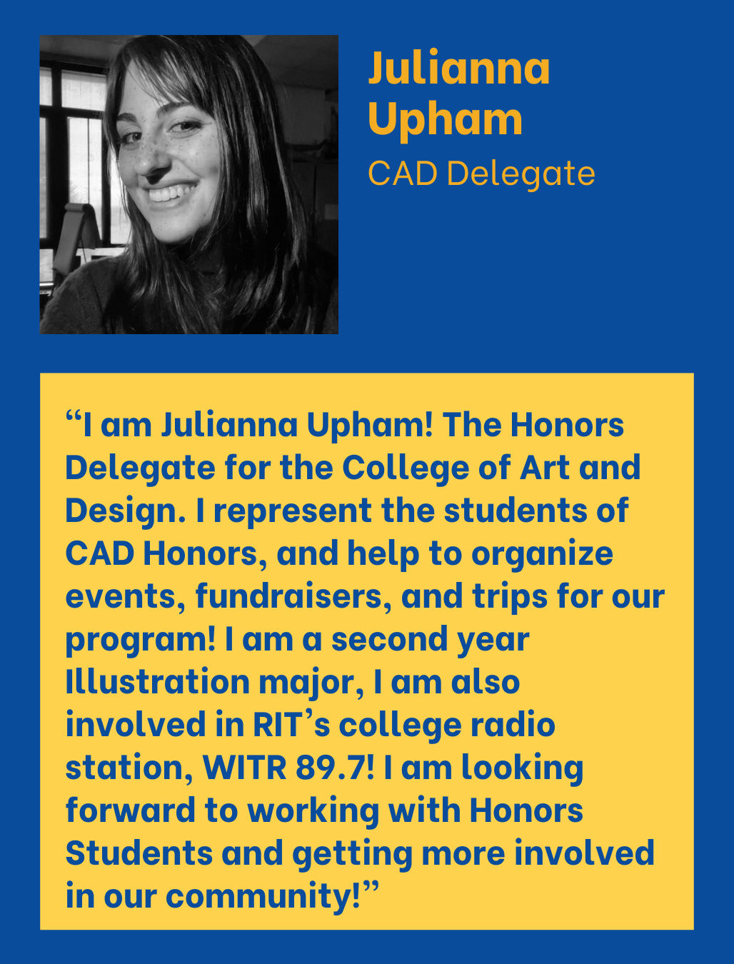 Julianna Upham CAD Delegate