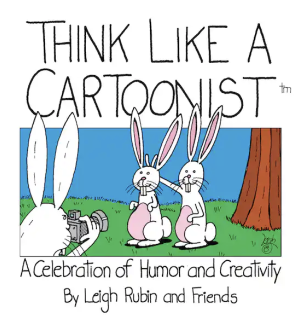 cover of the book, "Think Like a Cartoonist".