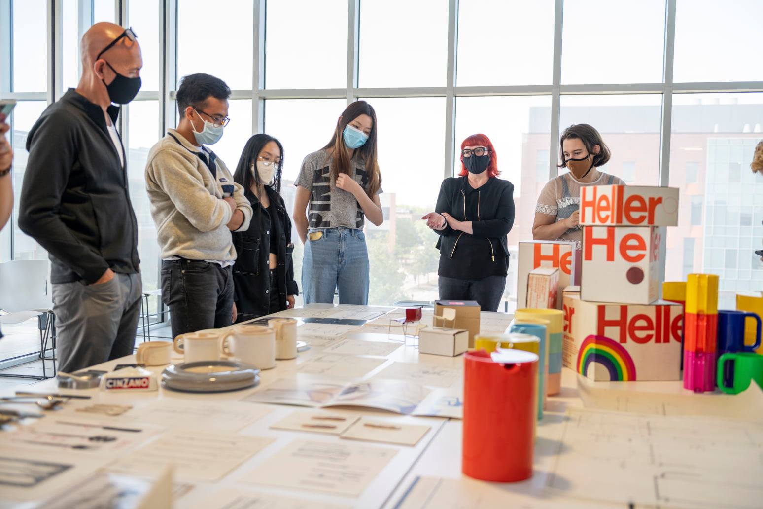 image from vignelli center during open house