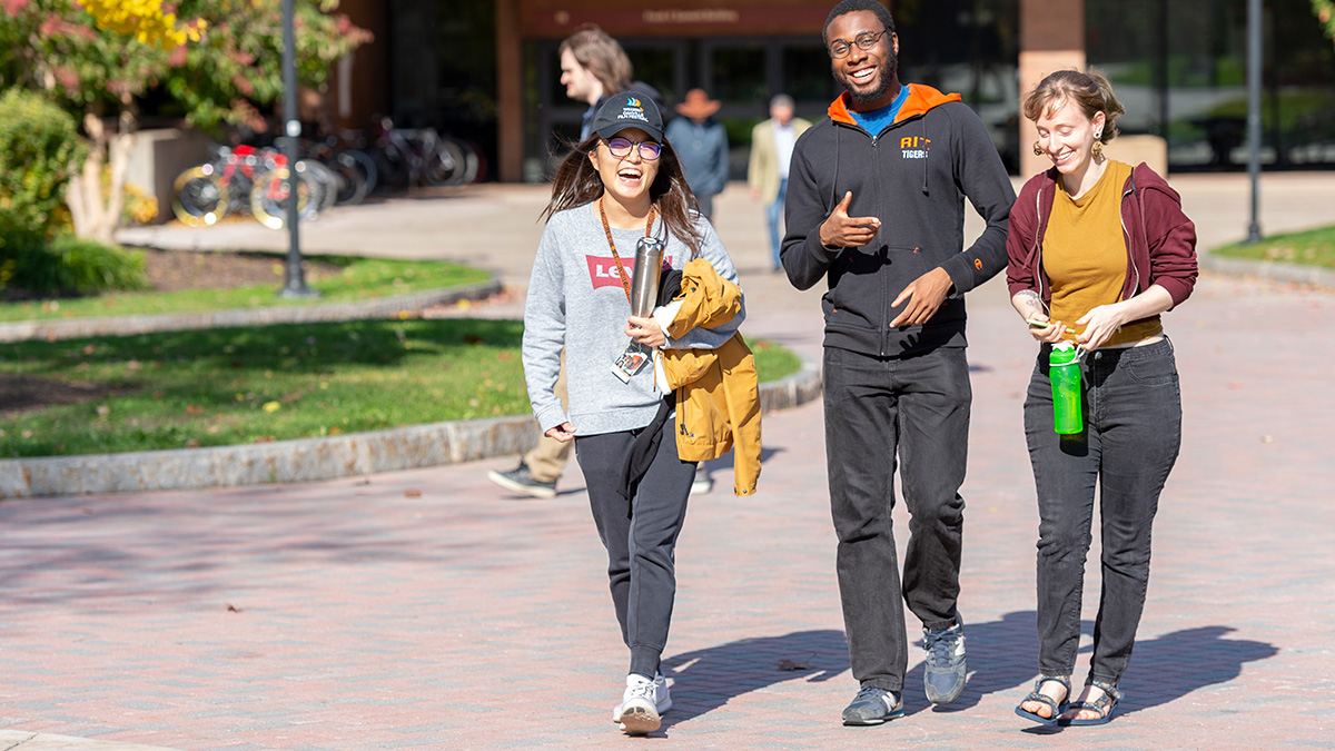 Group of students laughing