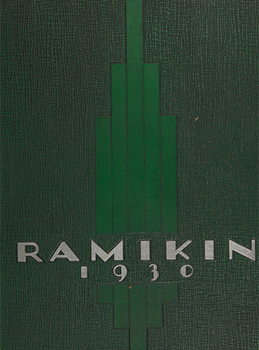cover design of 1930 yearbook