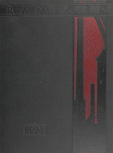 cover design of 1931 yearbook