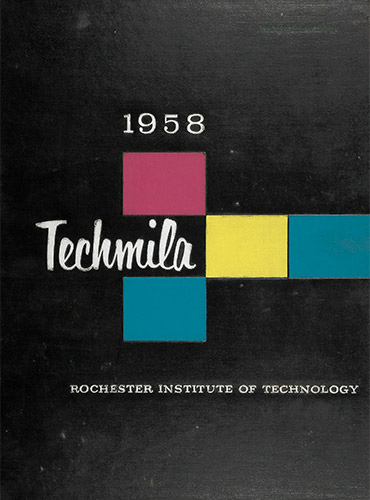 cover design of 1958 yearbook