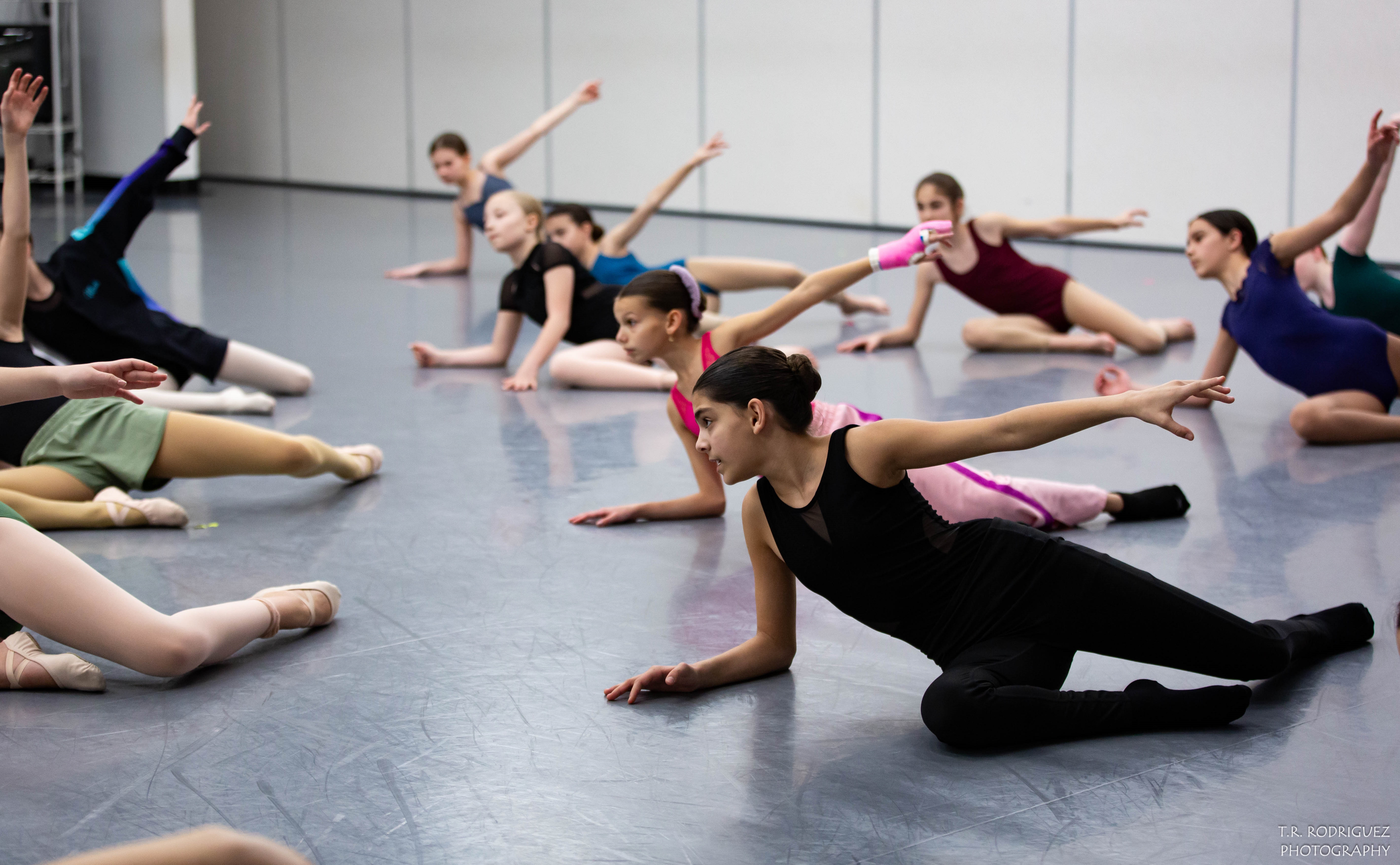 Students Learning Ballet