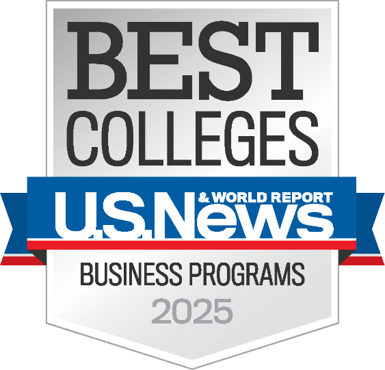 US News and World Report Badge for Best Colleges, Business Programs 2025