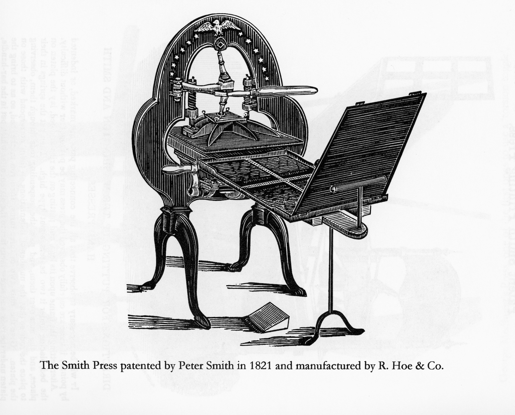 Smith Acorn Press, manufactured by R. Hoe & Co.