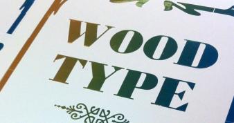 Wood Type Exhibition Poster