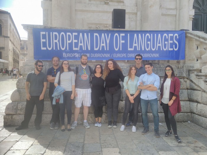 Dubrovnik students performing at the European Day of Languages 2017