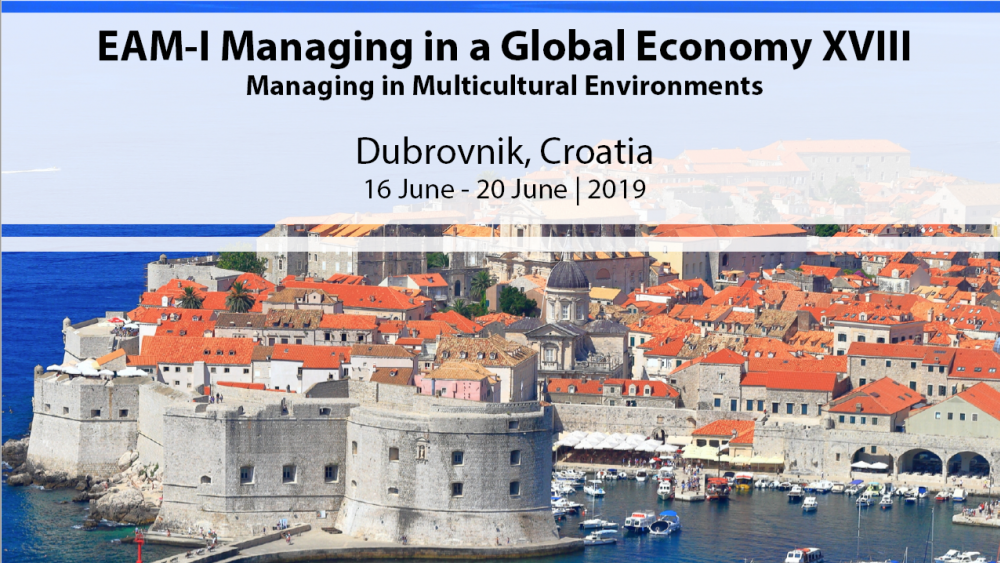 Final countdown until the beginning of EAM-I Managing in a Global Economy XVII conference in Dubrovnik