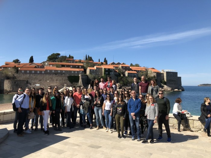 HTM students visited the Aman Resort in Montenegro