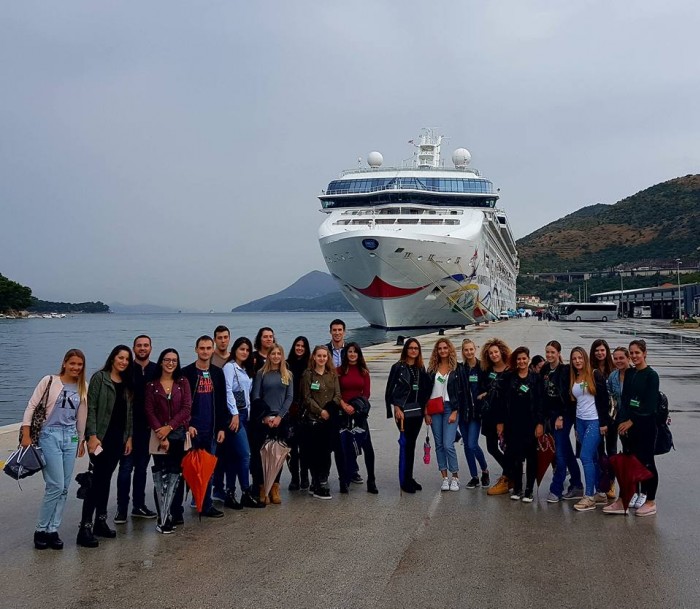 IHSM Students Visiting the Norwegian Star Cruise Ship with Prof. Matković