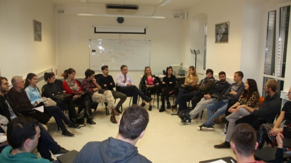 Ivana Valentić, EU Funds Project Coordinator for Rimac Automobili, held a guest lecture to our students