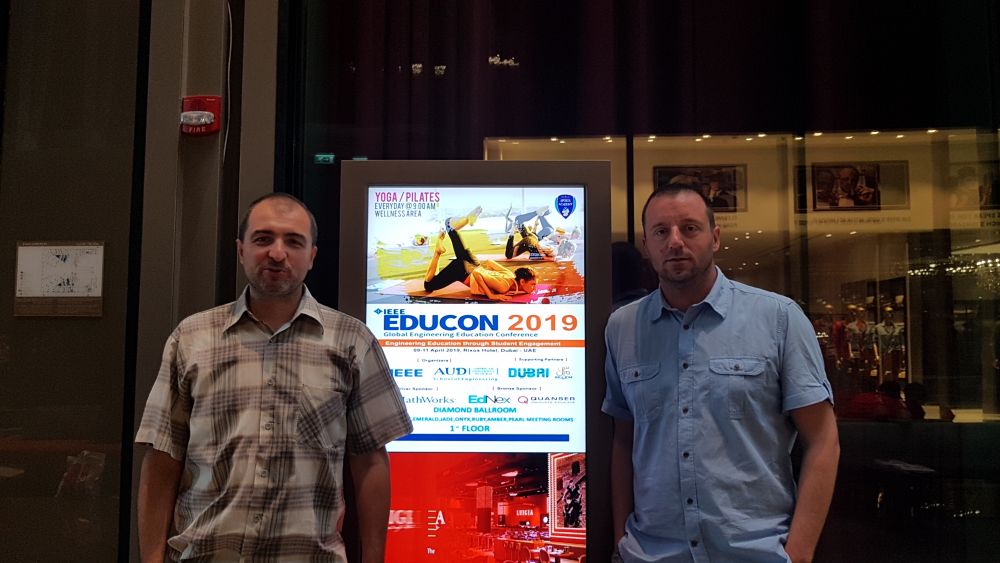 Professors Mihaljević and Žagar attended the IEEE EDUCON Conference 2019 in Dubai