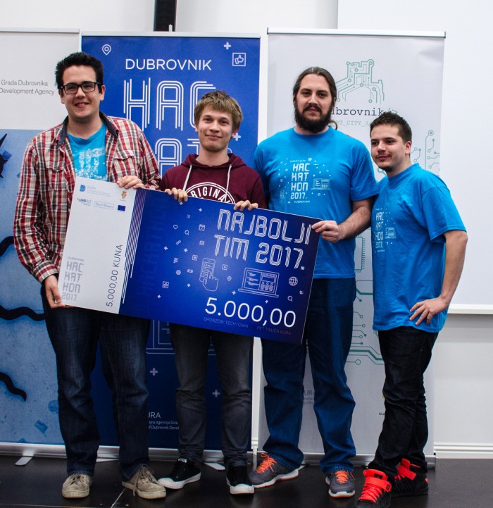 RIT Croatia’s Team “PET” is the winner of Dubrovnik Hackathon 2017!