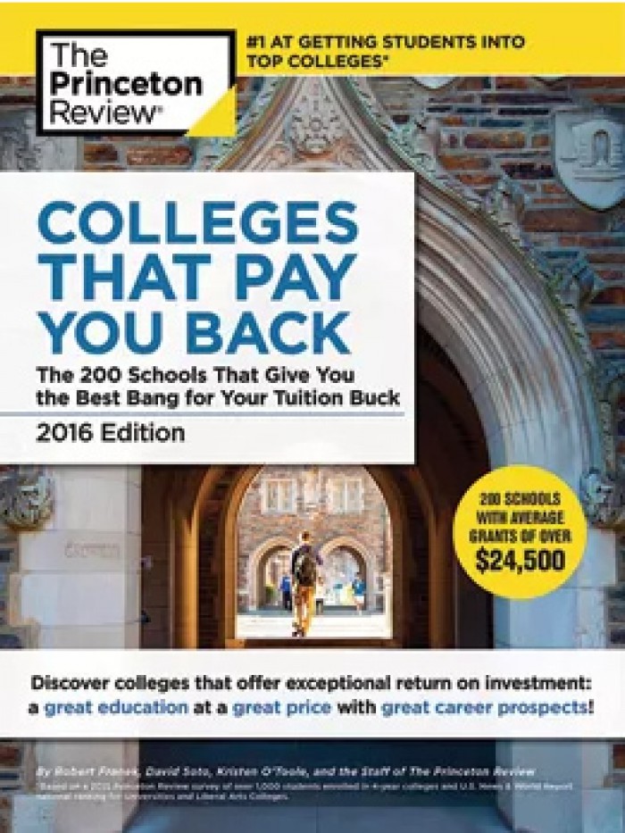 RIT featured in Princeton Review book, ‘Colleges That Pay You Back: 2016 Edition’