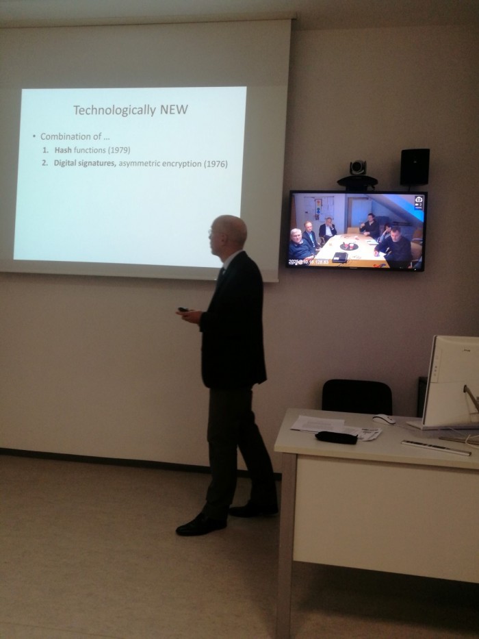Seminar Announcement: Dr. Peter Schmidt on “BlockChain Technology”