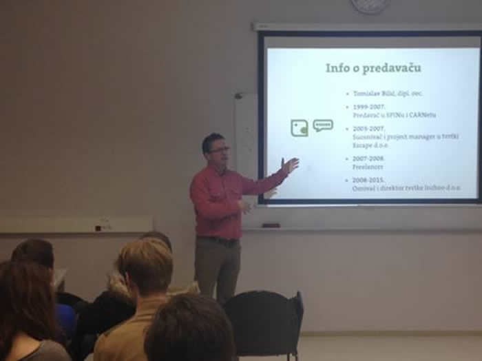 SERIES OF GUEST SPEAKERS AND CLASS VISITS AT ZAGREB CAMPUS