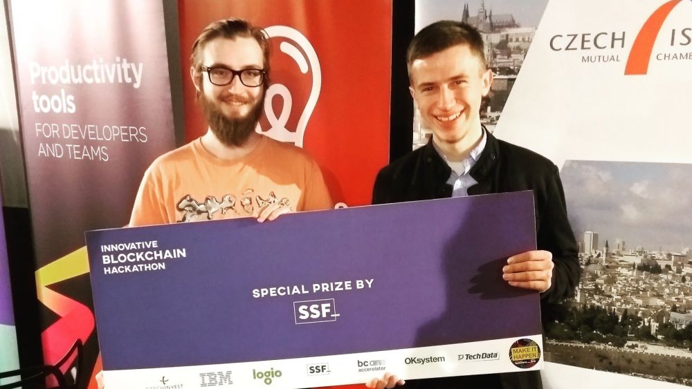 Student Amar Muratović wins a special prize at a Innovative Blockchain Hackathon in Prague!