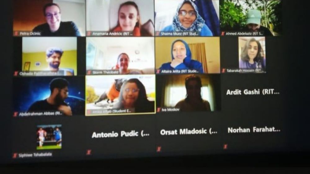 Student Governments of global campuses organized an online meet-up for RIT students