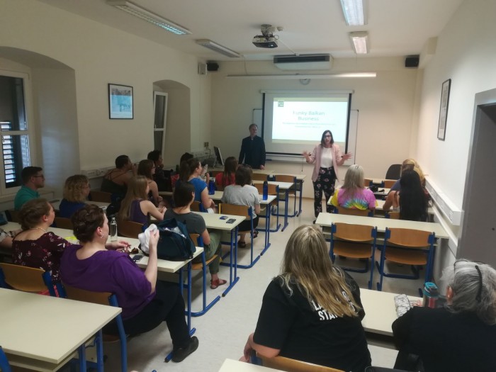 Students and faculty from University of Tennessee Chattanooga visited RIT Croatia in Dubrovnik
