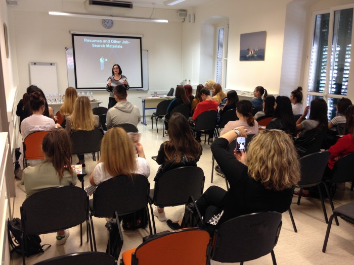 Students from Ekonomska škola Dubrovnik attended workshop at RIT Croatia