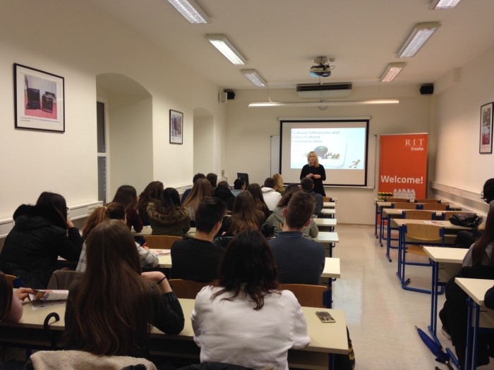 Students from Privatna Gimnazija Dubrovnik attended workshops at RIT Croatia