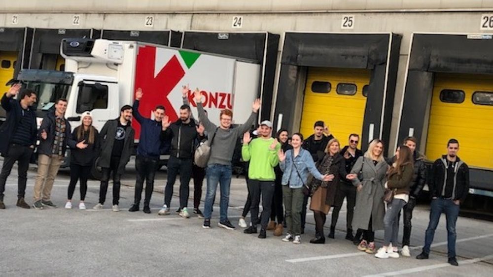 Students visit Konzum Logistics and Distribution Center