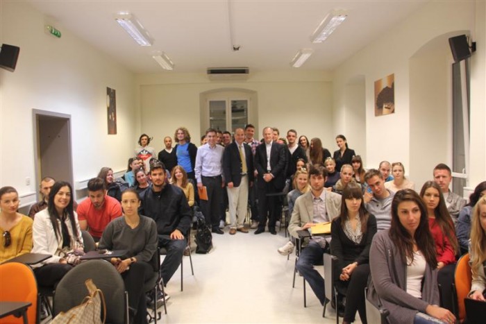 US Ambassador Merten visits RIT Croatia campuses