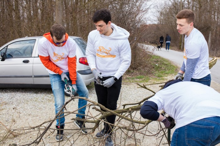 Zagreb Community Service Day: Students spend a day with animals in Noina Arka shelter
