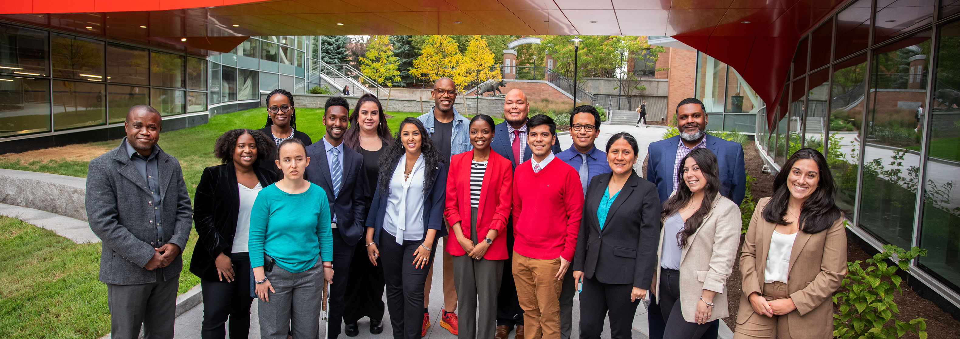 group photo of future faculty participants outside