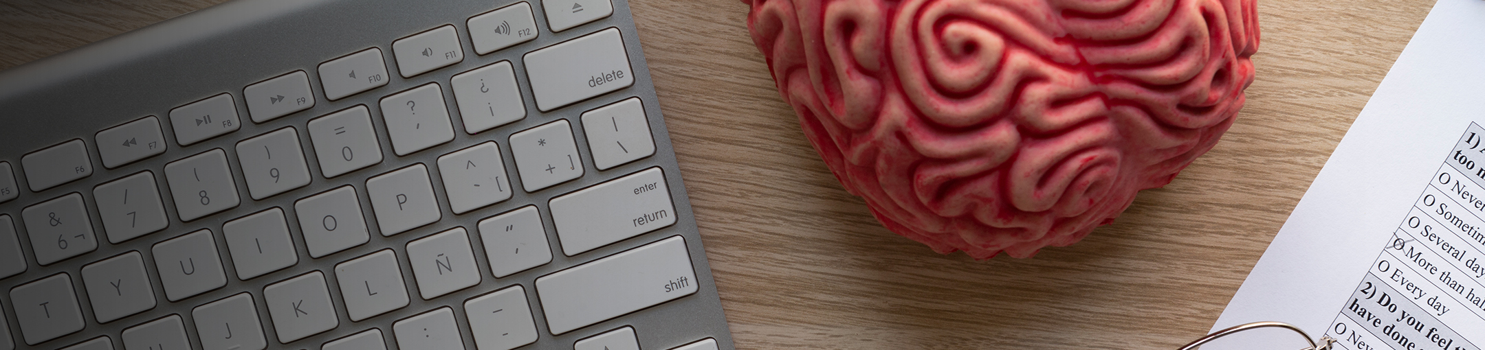 Keyboard and brain mock up