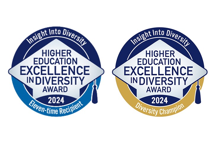 ‘INSIGHT Into Diversity’ magazine logos for 11th consecutive HEED Award and 10th consecutive Diversity Champion designation for RIT