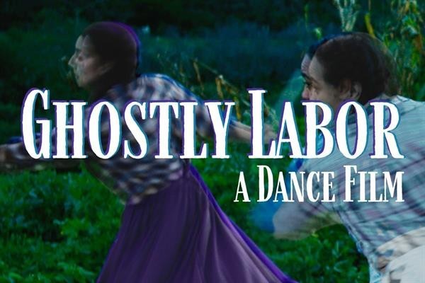 Poster for the film Ghostly  Labor: A dance film