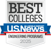 US News and World Report Badge for Best Undergraduate Engineering Programs 2025