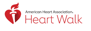 American Heart Association Heartwalk Logi       