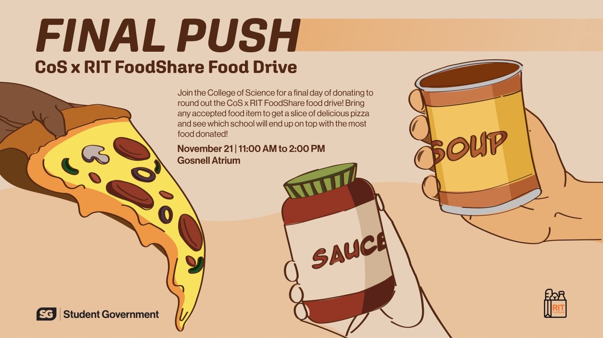 FoodShare Food Drive Advertisement