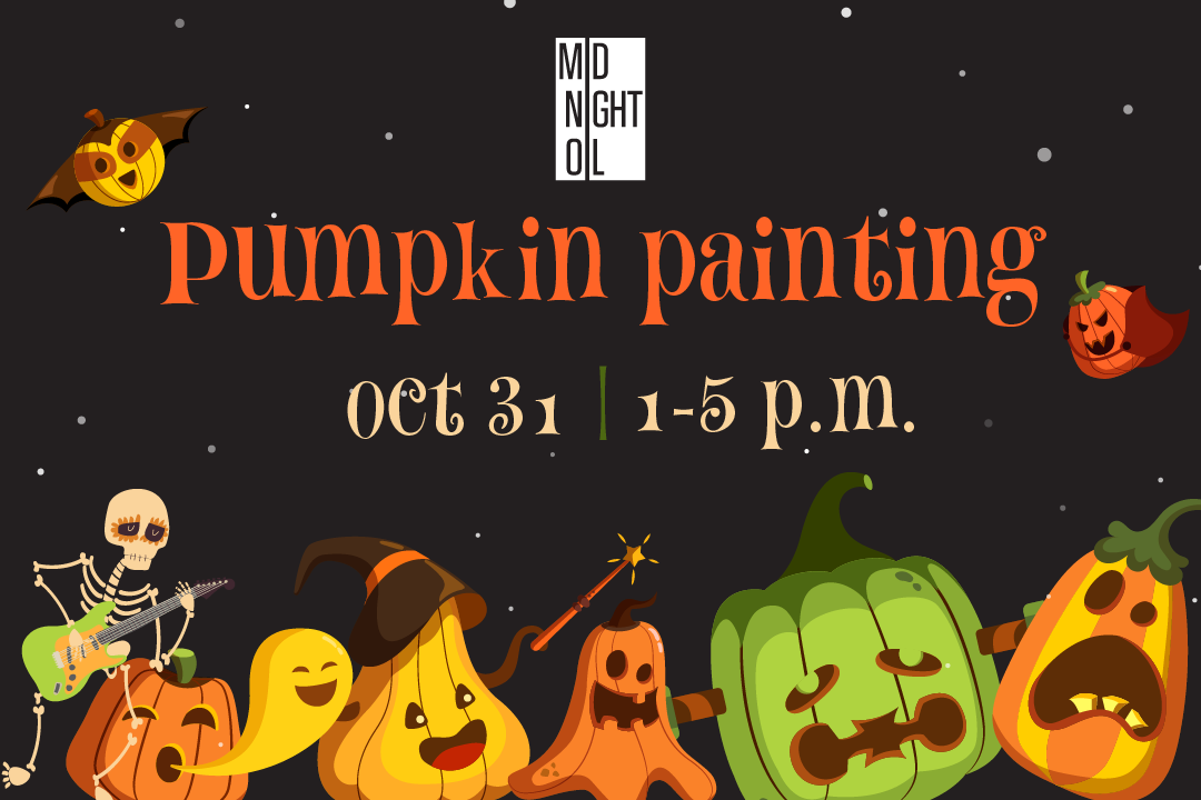 Pumpkin Painting at Midnight Oil