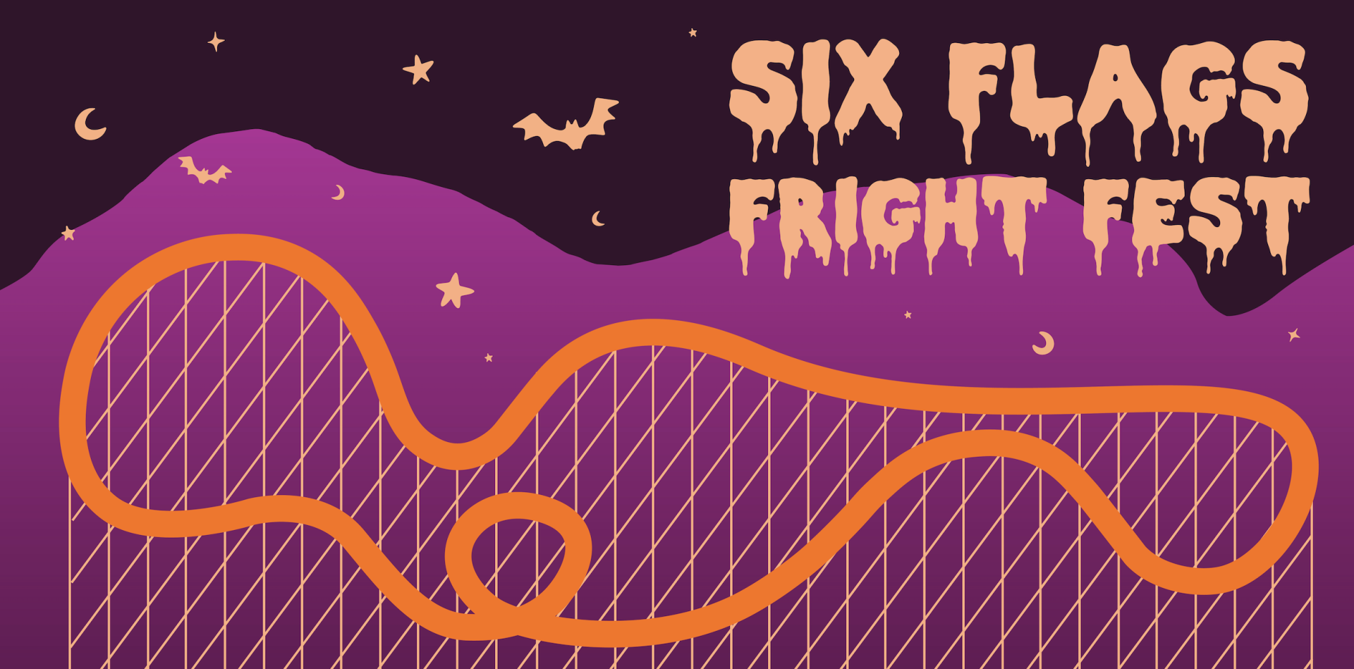 Six Flags Fright Fest Flyer