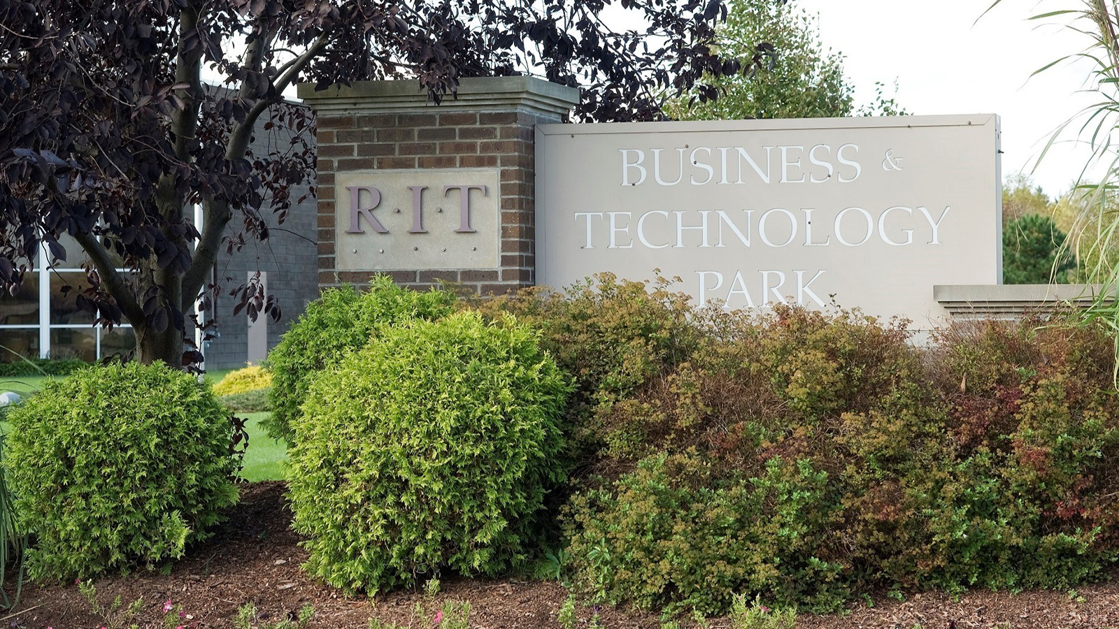 picture of RIT's business technology park signage