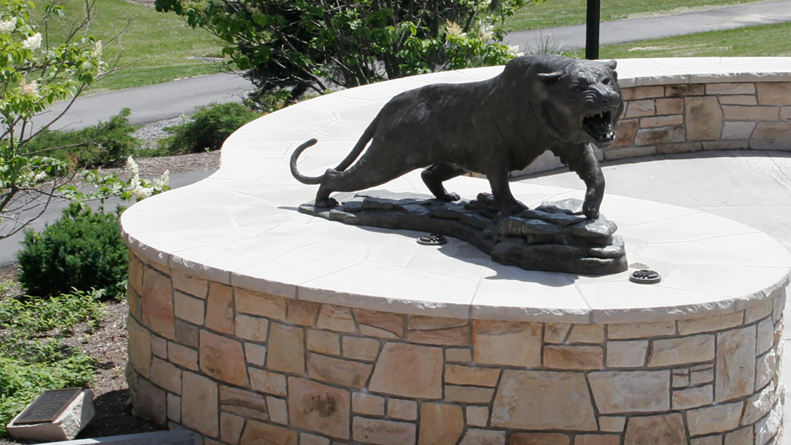 picture of RIT's mascot tiger statue