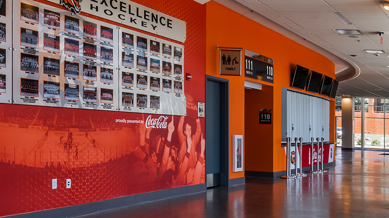 Polessini Center hallway in daytime