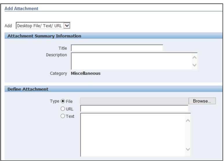 attachment form