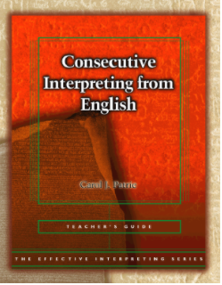 Consecutive Interpreting from English - Teacher's Set