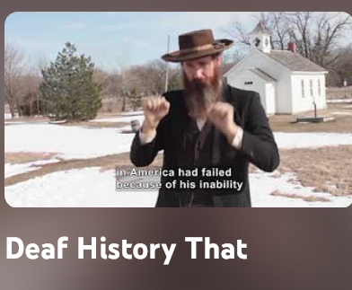 Deaf History That