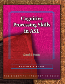 Cognitive Processing Skills in ASL - Teacher's Set