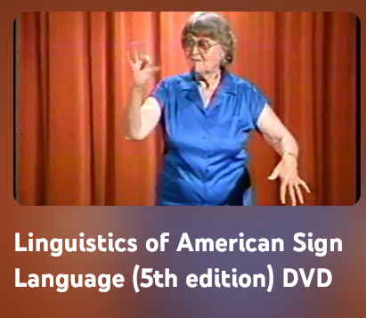 Gallaudet University Press: Linguistics of American Sign Language