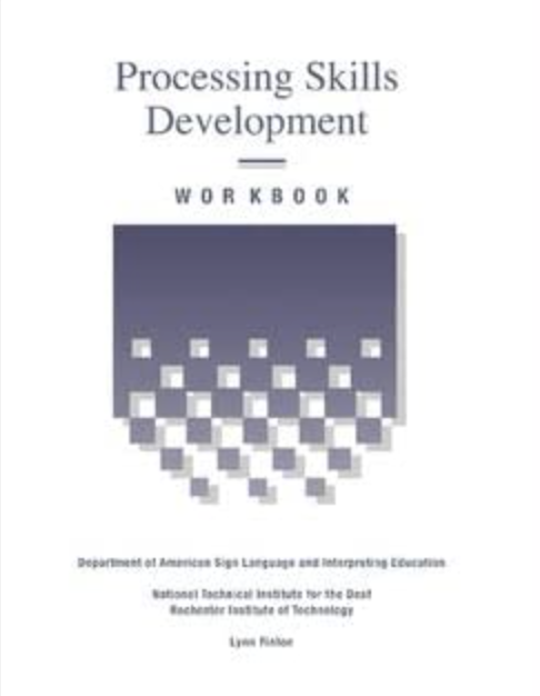 Processing Skills Developmment Workbook