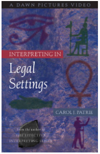 Interpreting in legal settings