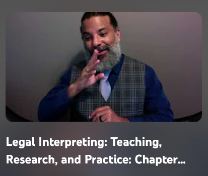 Legal Interpreting: Teaching, Research, & Practice (Chapter Summaries)