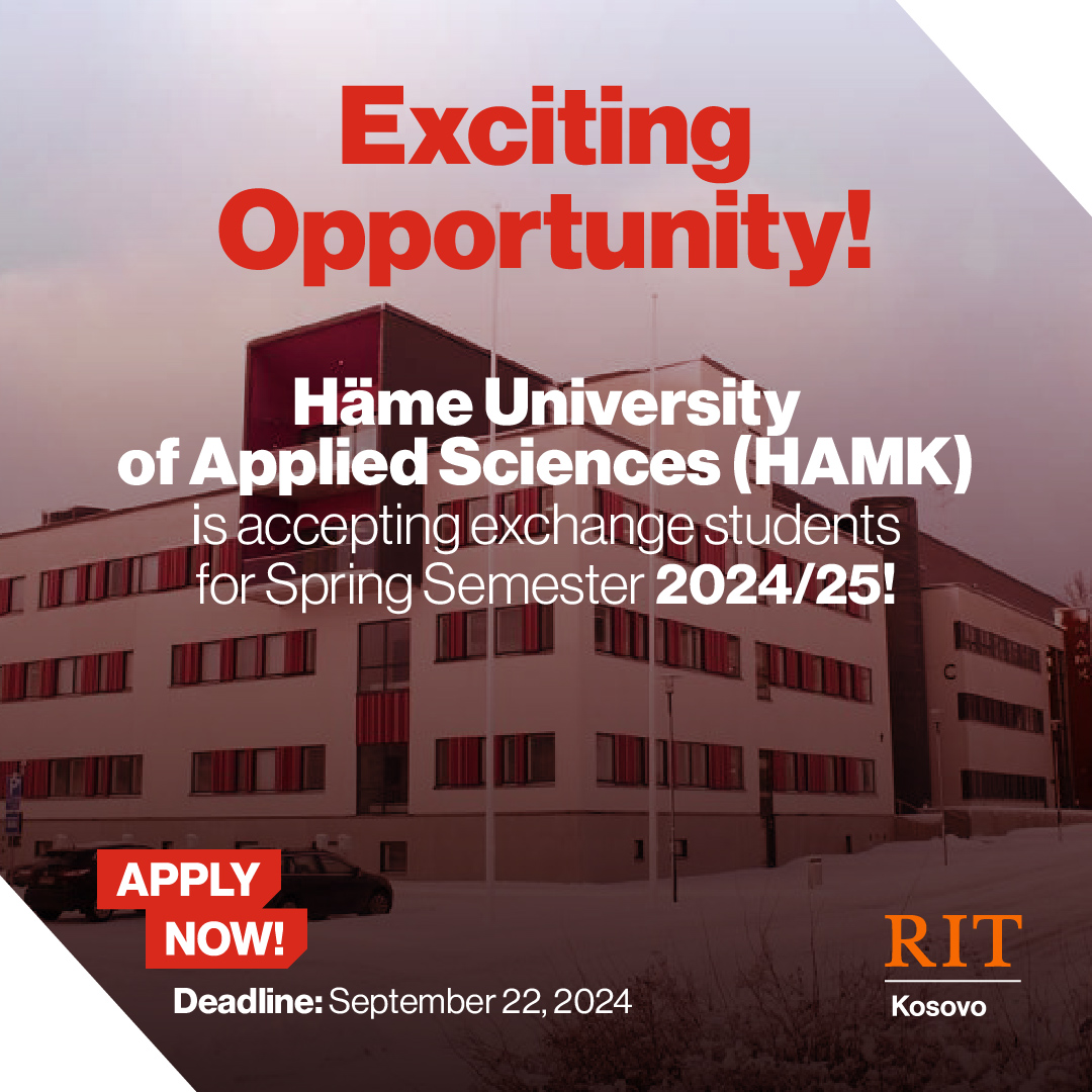 poster of Hame university for exchange students